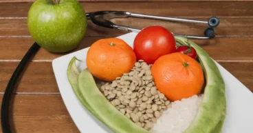 healthy food stethoscope