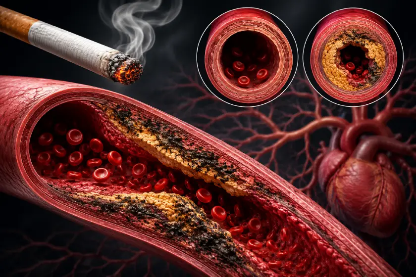 blocked blood vessel